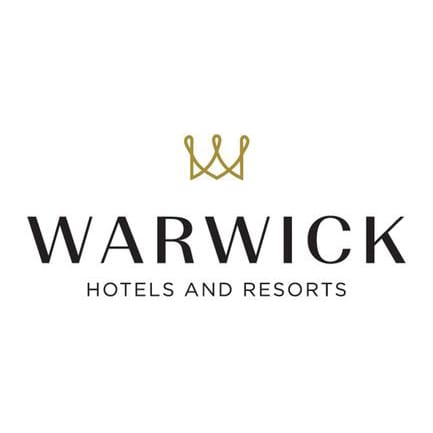 Warwick Hotels and Resorts logo.