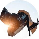 Camera Circle image hand holding camera