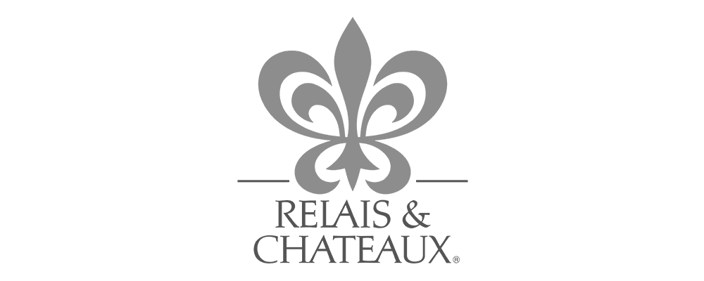 Greyscale Relais and Chateaux logo.