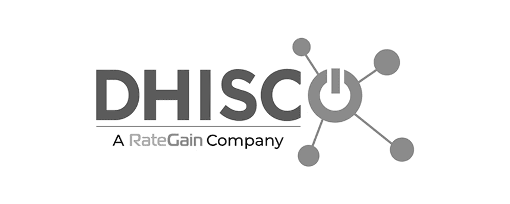 dhisco a rategain company logo
